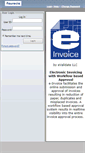 Mobile Screenshot of faurecia-einvoice.com